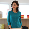 Custom Women Cardigan Knitted Cashmere Sweater